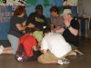 Angela praying in Belle Glade ,FLA